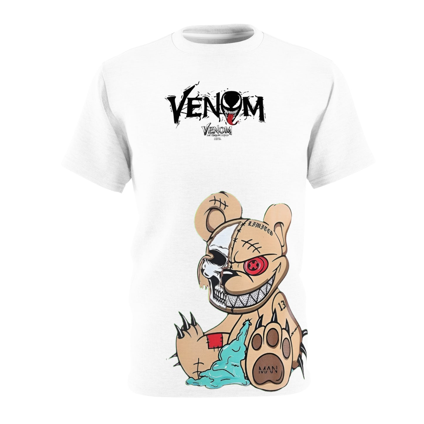 Venom-Inspired Teddy Bear T-Shirt – Edgy Streetwear | Urban Fashion