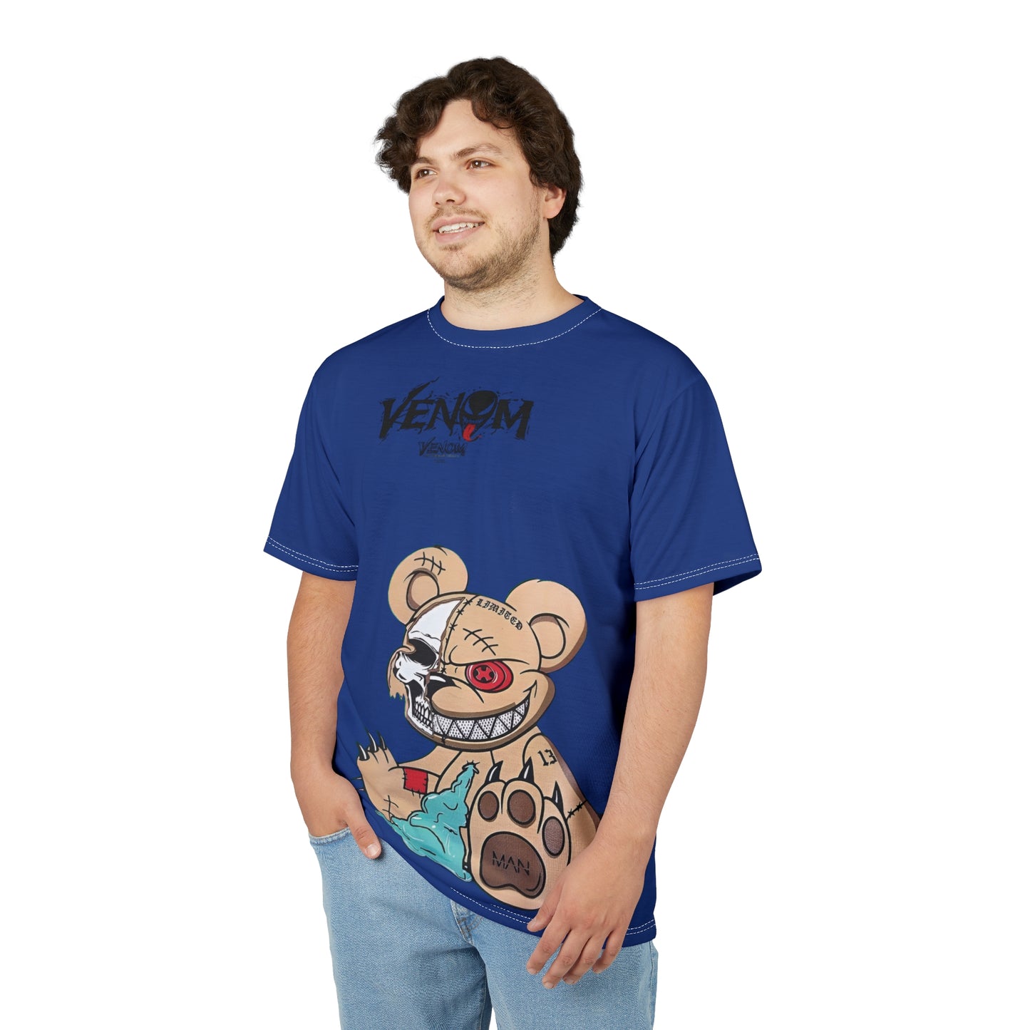 Venom-Inspired Teddy Bear T-Shirt – Edgy Streetwear | Urban Fashion