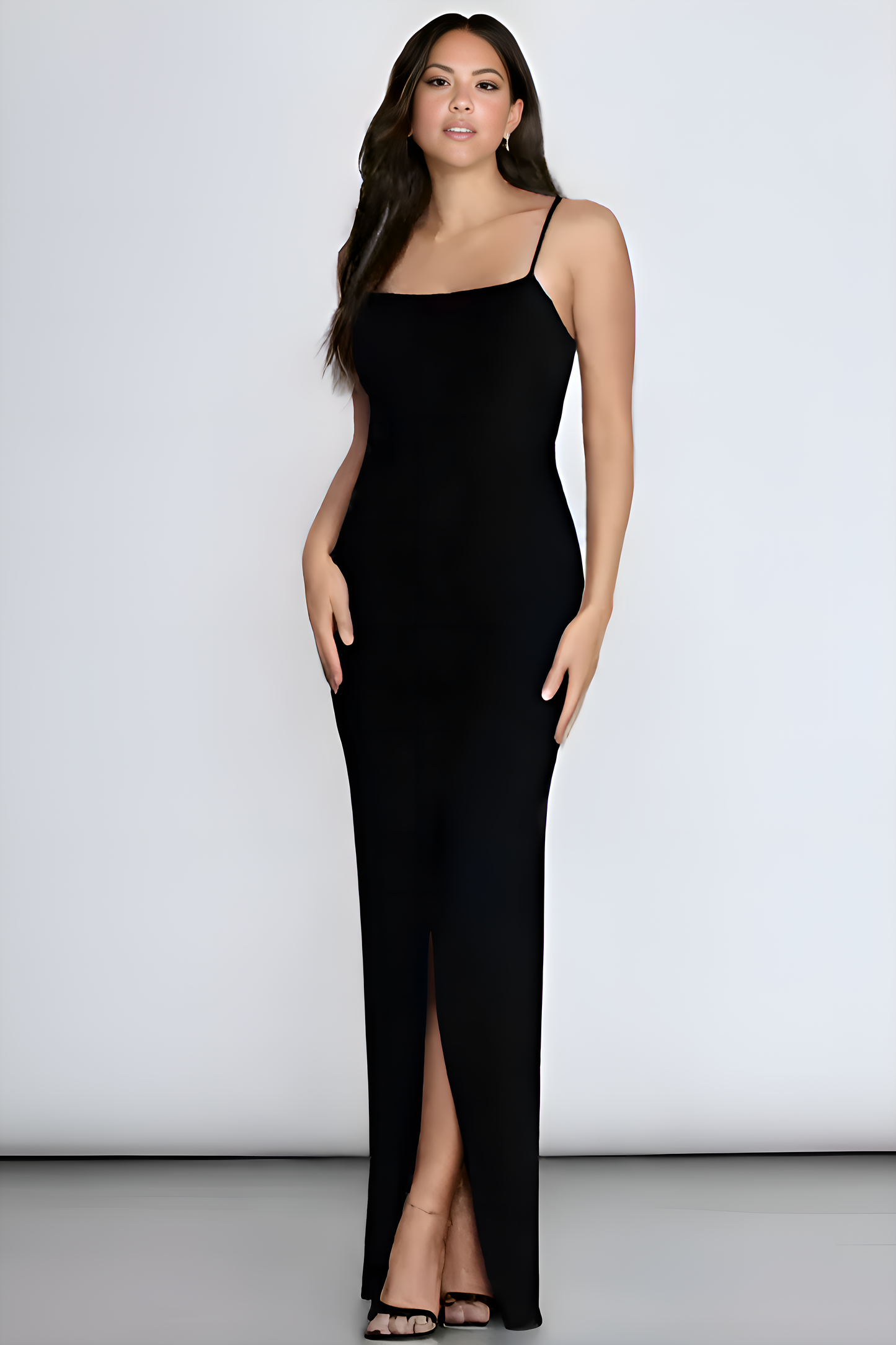 Elegant Black Bodycon Dress - My Store